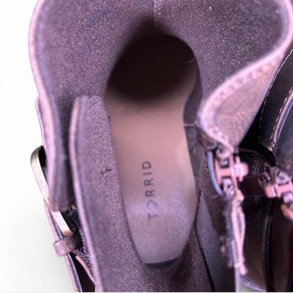 Torrid Brown Lug Ankle Boots - Picture 6 of 6